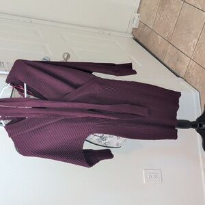 Love Tree Maroon Sweater Dress